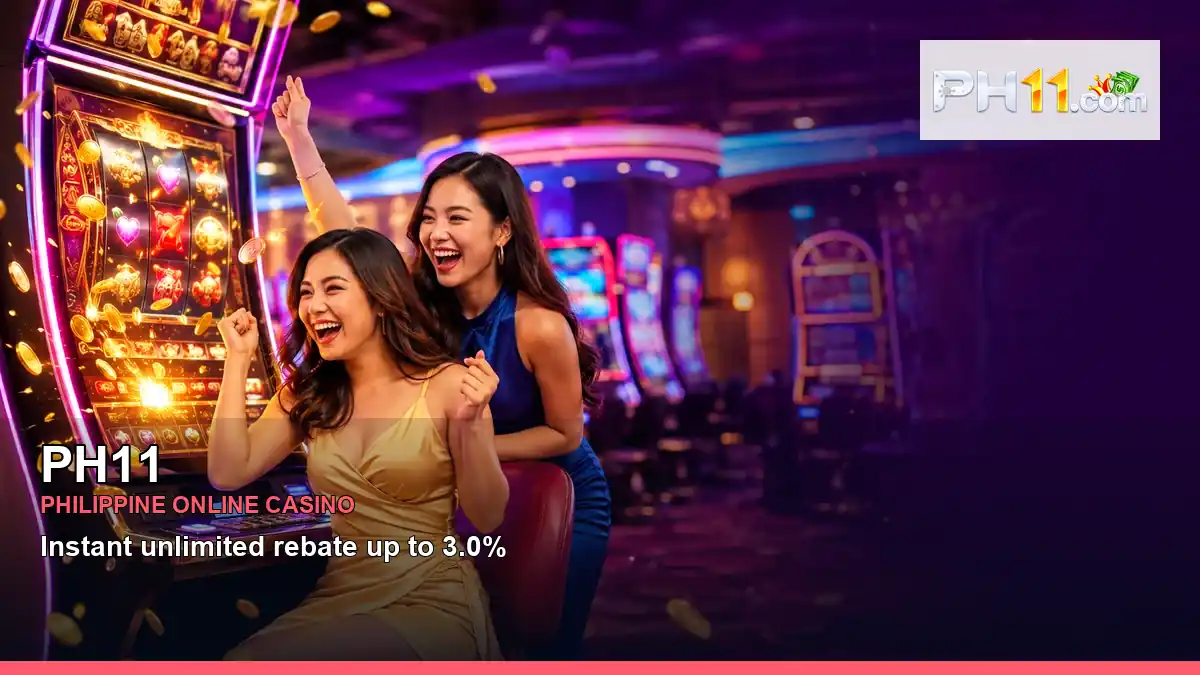 PH11 Philippines casino guide with radiant jackpot slot games and an adult Filipina casino host
