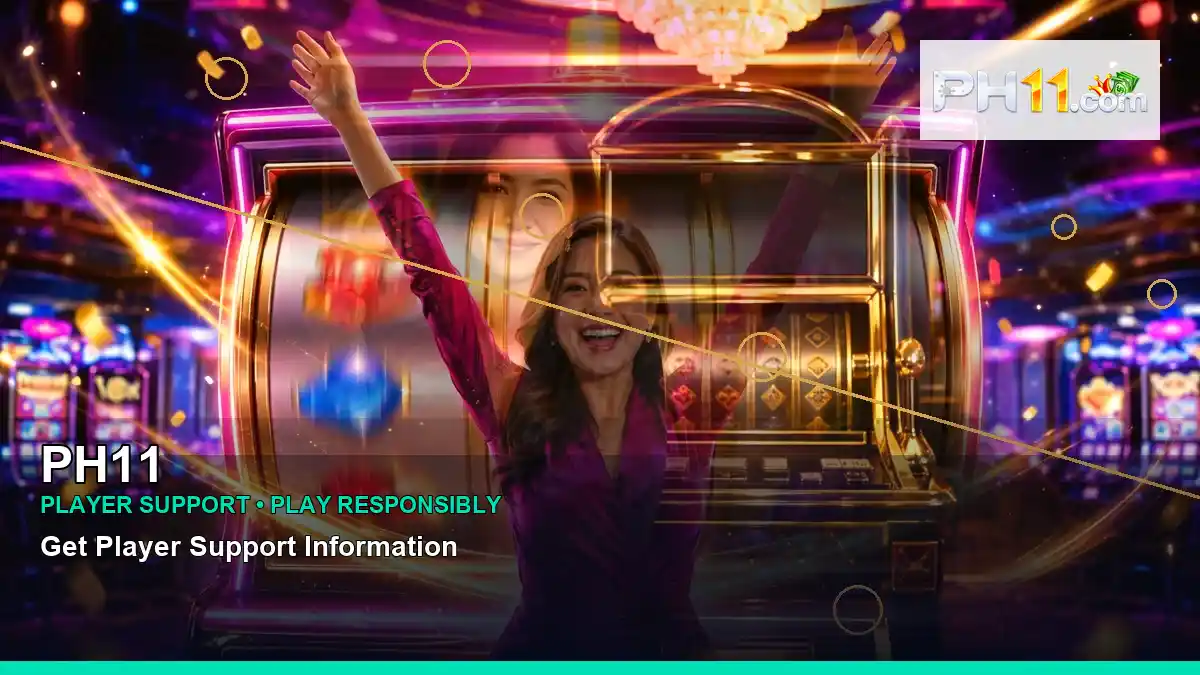 PH11 lounge VIP casino rewards featuring an adult Filipina casino host with a centered composition